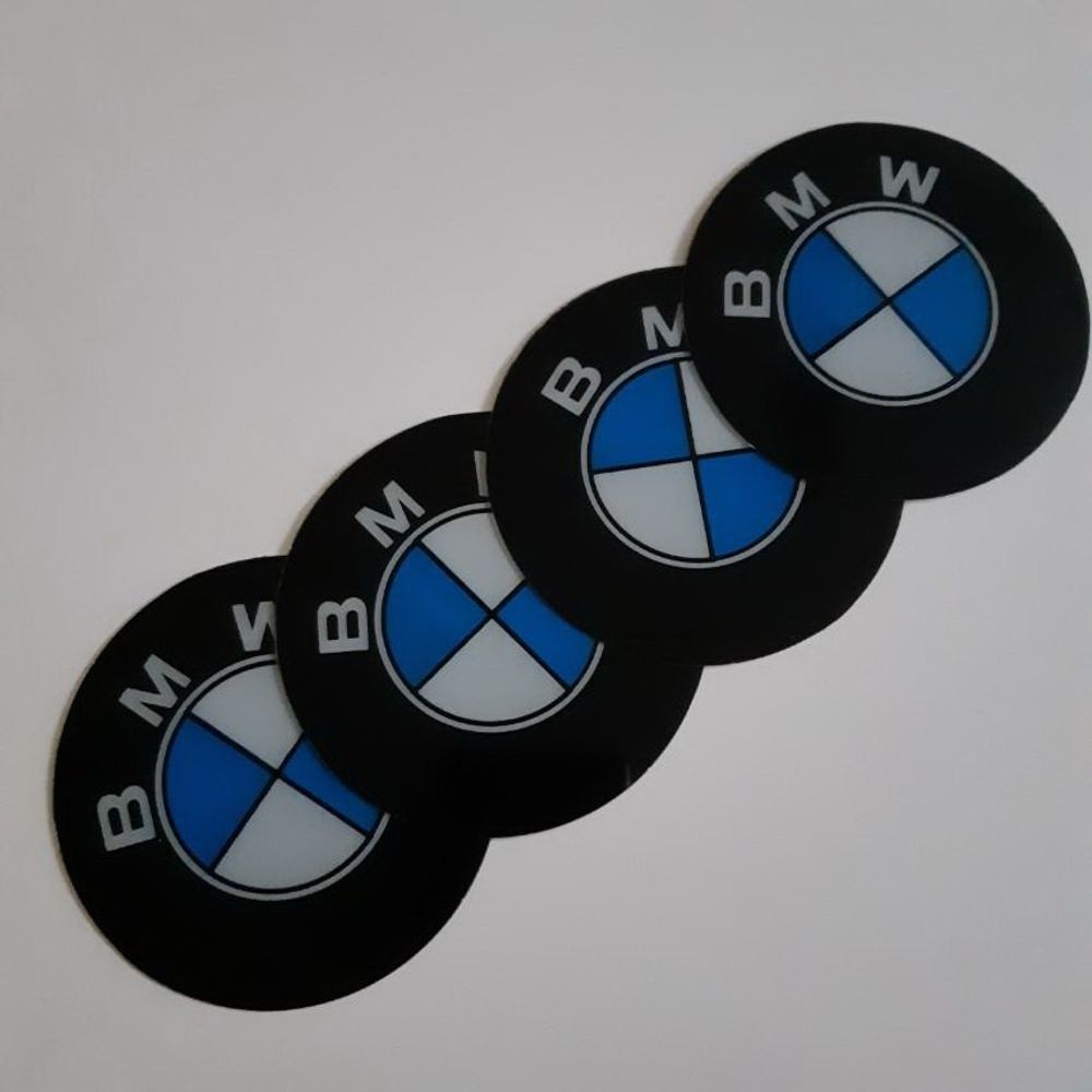 AMBLEMI ZA RATKAPE BMW FI76mm (SET 4 KOMADA) slika 1