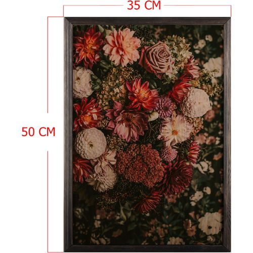 Wallity Drvena uokvirena slika, Flower mix slika 3