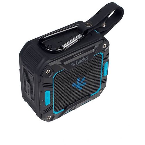 Zvucnik - Bluetooth Speaker Waterproof - Black with Blue - Square 5 Watts slika 4