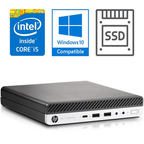 HP EliteDesk 800 G3 DM i5-6500, 8GB, 240GB SSD - rabljeni uređaj slika 1