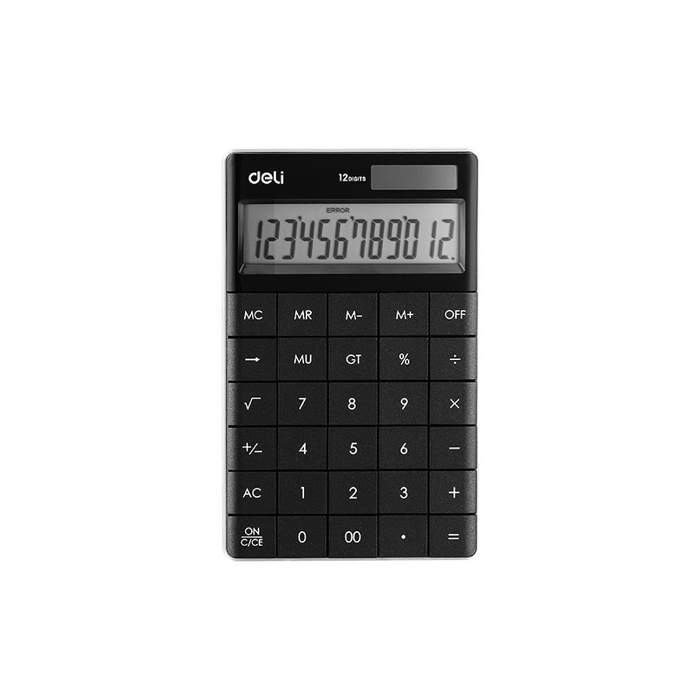 KALKULATOR DELI E1589P STONI CRNI slika 1