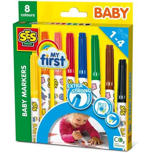 SES Baby Markers - Moji prvi flomasteri 8/1 slika 1