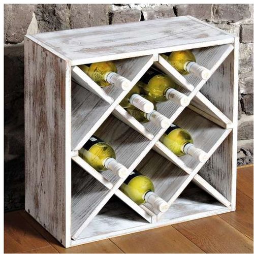 KESPER KSP69247 POLICA ZA VINO DRVO 50X50X25CM slika 1