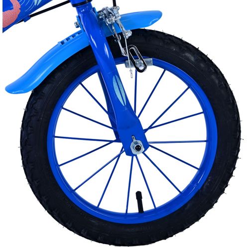 Dječji bicikl Volare Disney Stitch 14" plavi s dvije ručne kočnice slika 4