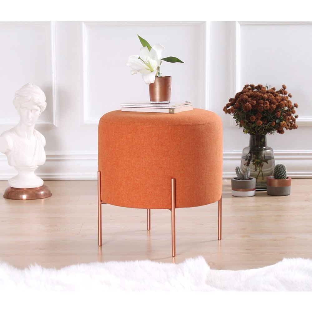 Copper 42 - Narandžasti Pouf slika 1