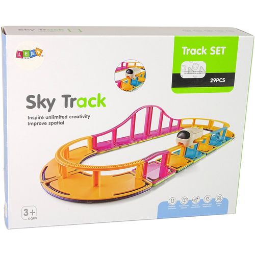 Magnetske kockice za gradnju - Sky Track - 29 komada slika 4