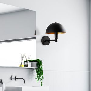 Zidna Lampa Togg - 14837, boje: Crna