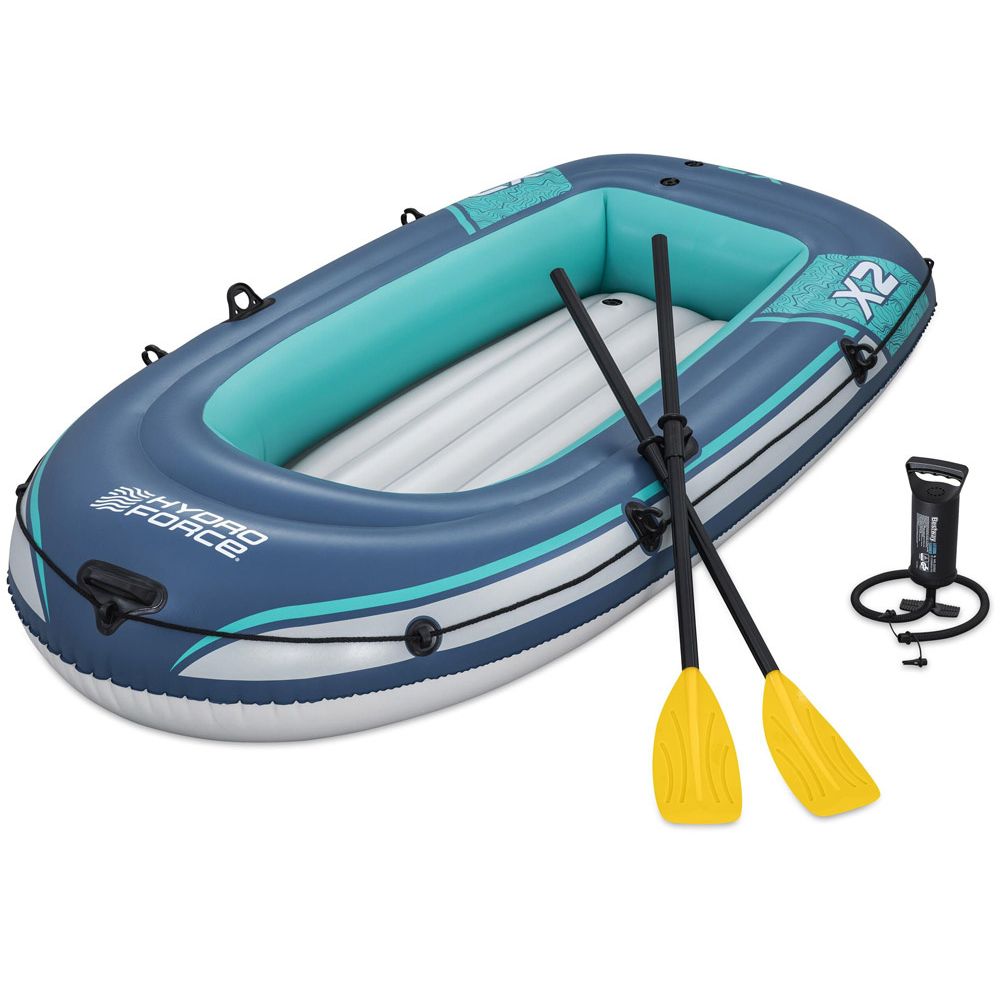 Bestway gumeni čamac TREK X2 do 250 kg 232x118 cm + vesla i pumpa 61153 slika 5