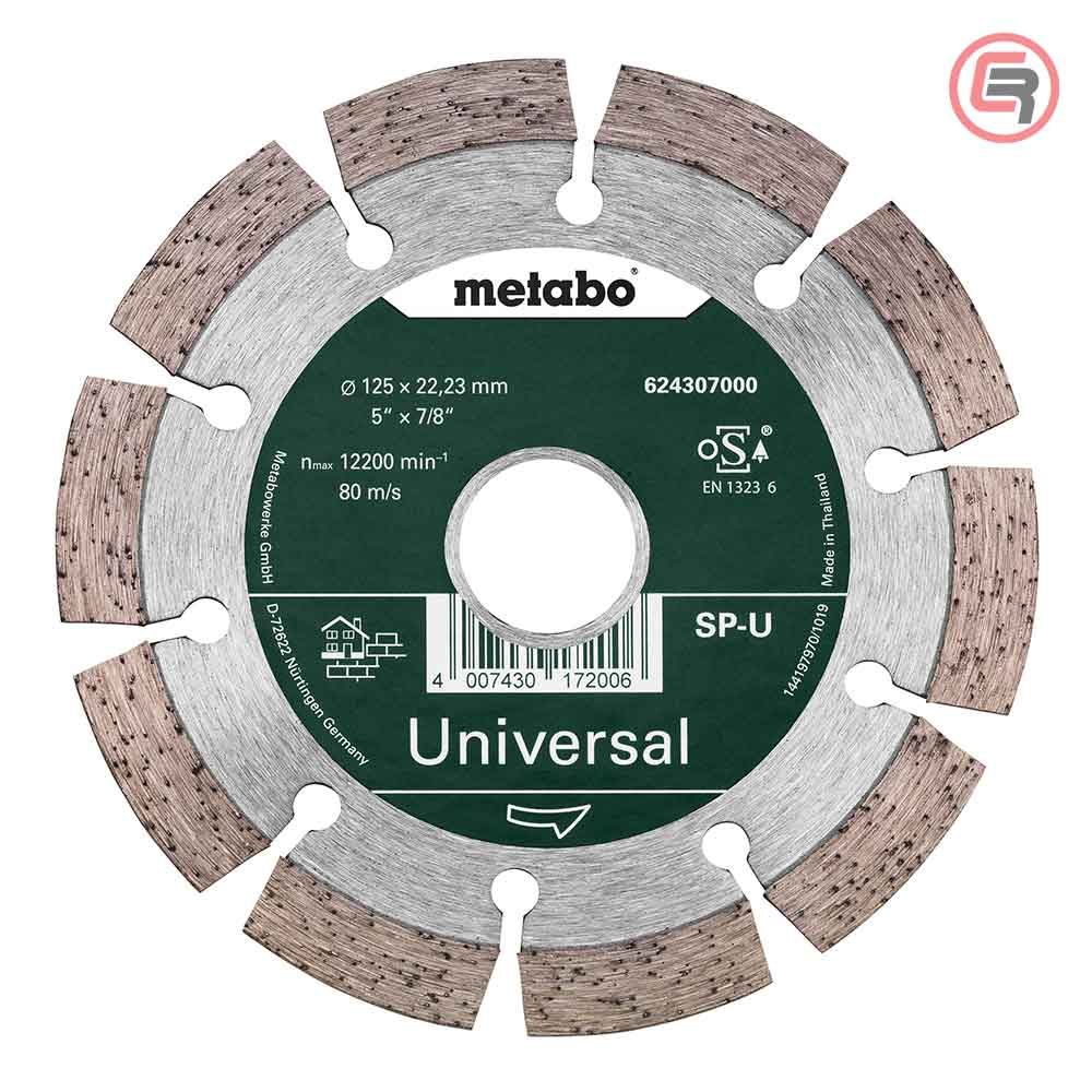 Metabo Dijamantna Rezna Ploča Universal 125 x 22,23 mm SP/U - 624307000 slika 1