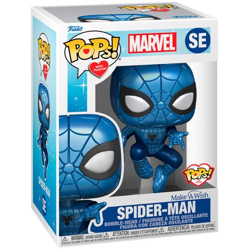 POP figure Marvel Make a Wish Spiderman Metallic slika 2