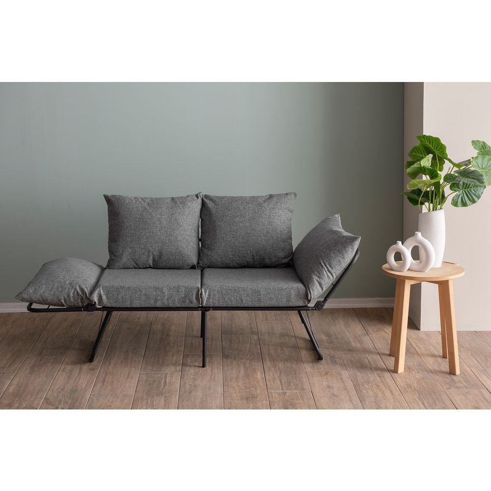Viper Dvosjed - Svijetlo Siva Dvosjedna Sofa na Razvlačenje slika 3