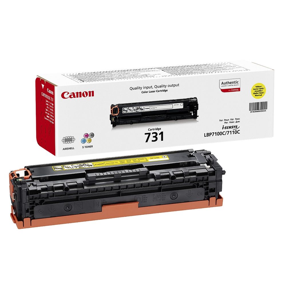 Canon toner CRG-731Y, žuti slika 2