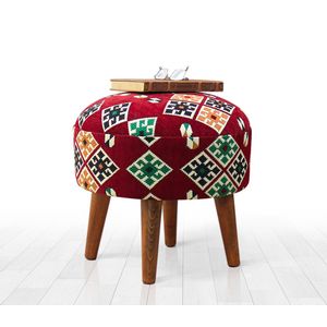 Melik v2 - Multicolor Multicolor Pouffe