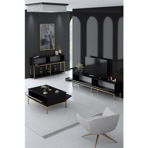 Lord - Black, Gold Black
Gold Living Room Furniture Set slika 7