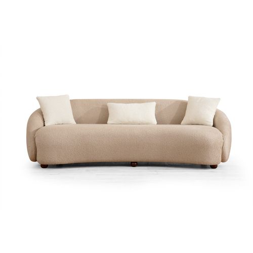 Napoli - Cappuccino Cappuccino 3-Seat Sofa slika 4