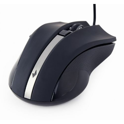 Gembird MUS-GU-02 G-laser Mouse 800-2400 DPI, 6 Buttons, USB, Black, Cable 1.8m slika 2