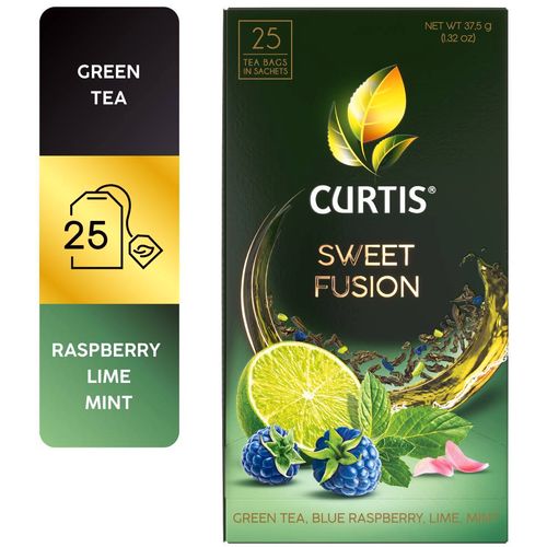 Curtis  Sweet Fusion – Zeleni čaj sa limetom, kupinom i nanom, 25x1,5g slika 1