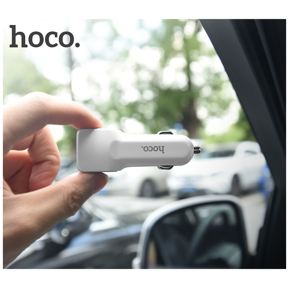 hoco. Auto punjač - Z23 Grand Style Dual port slika 6