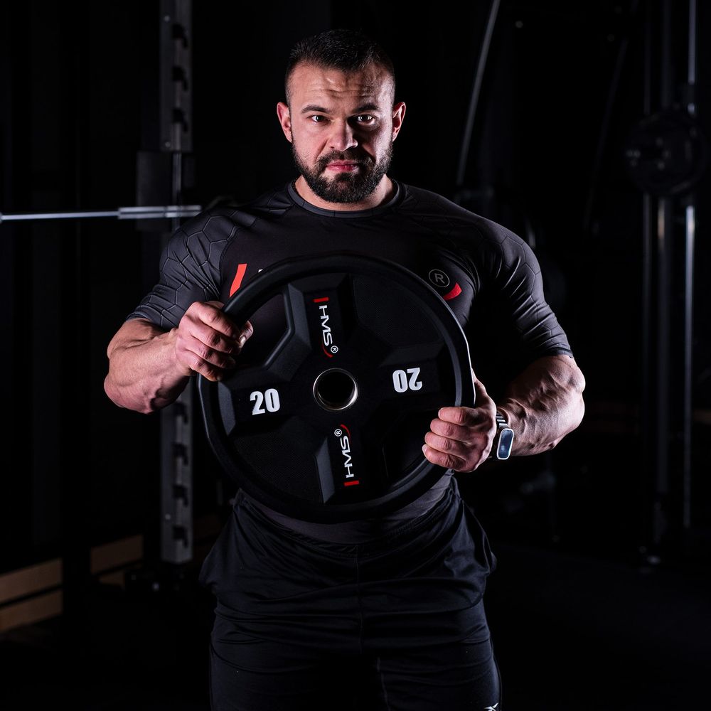 Tpc20 olimpijska poliuretanska ploča cpu 20 kg hms slika 2