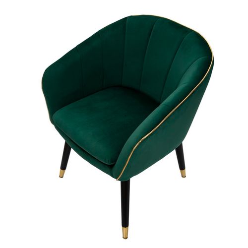 Mauro Ferretti Fotelja Paris verde-gold cm 62x58x78 slika 5