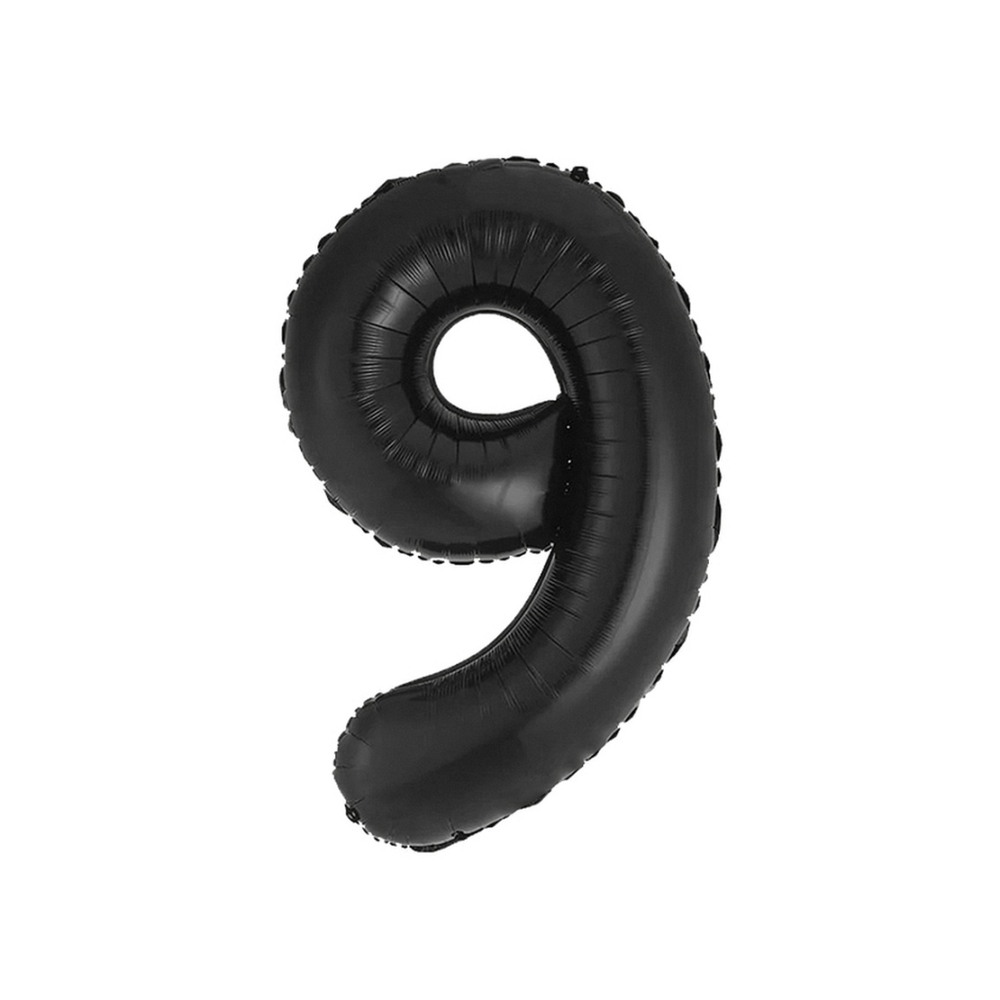 CH-B8C9 Folijski balon Matt Crni 85 cm slika 1