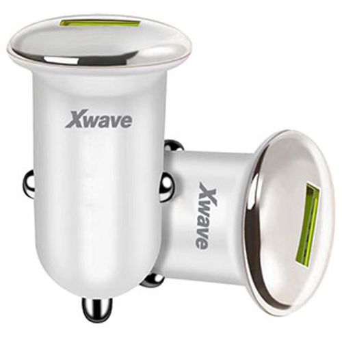 Xwave C20 USB brzi auto punjač/Singl 1xUSB3.1A do 1.5A/12V srebrno bela slika 1