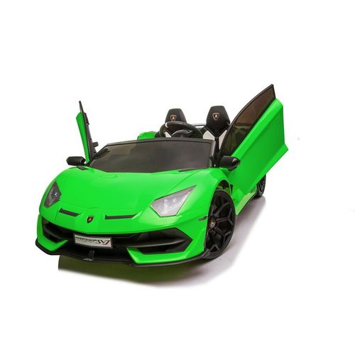 Licencirani auto na akumulator Lamborghini Aventador SX2028 - dvosjed - zeleni slika 10