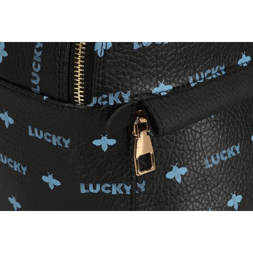 Lucky Bees Ženski ruksak ELLIE crno plavo, 338 - Black, Blue slika 5
