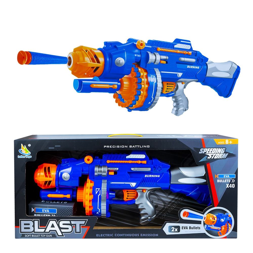 Puška na mekane strelice sa bubnjem Blast slika 1