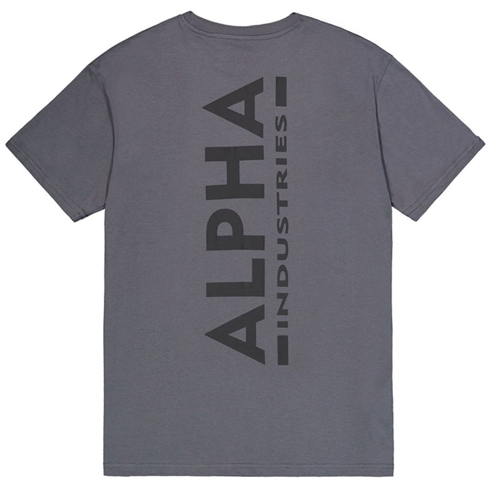 Alpha Industries Muška majica kratkih rukava, Siva slika 4