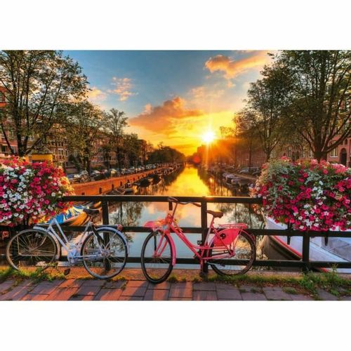 Puzzle Ravensburger Bicycles in Amsterdam slika 2