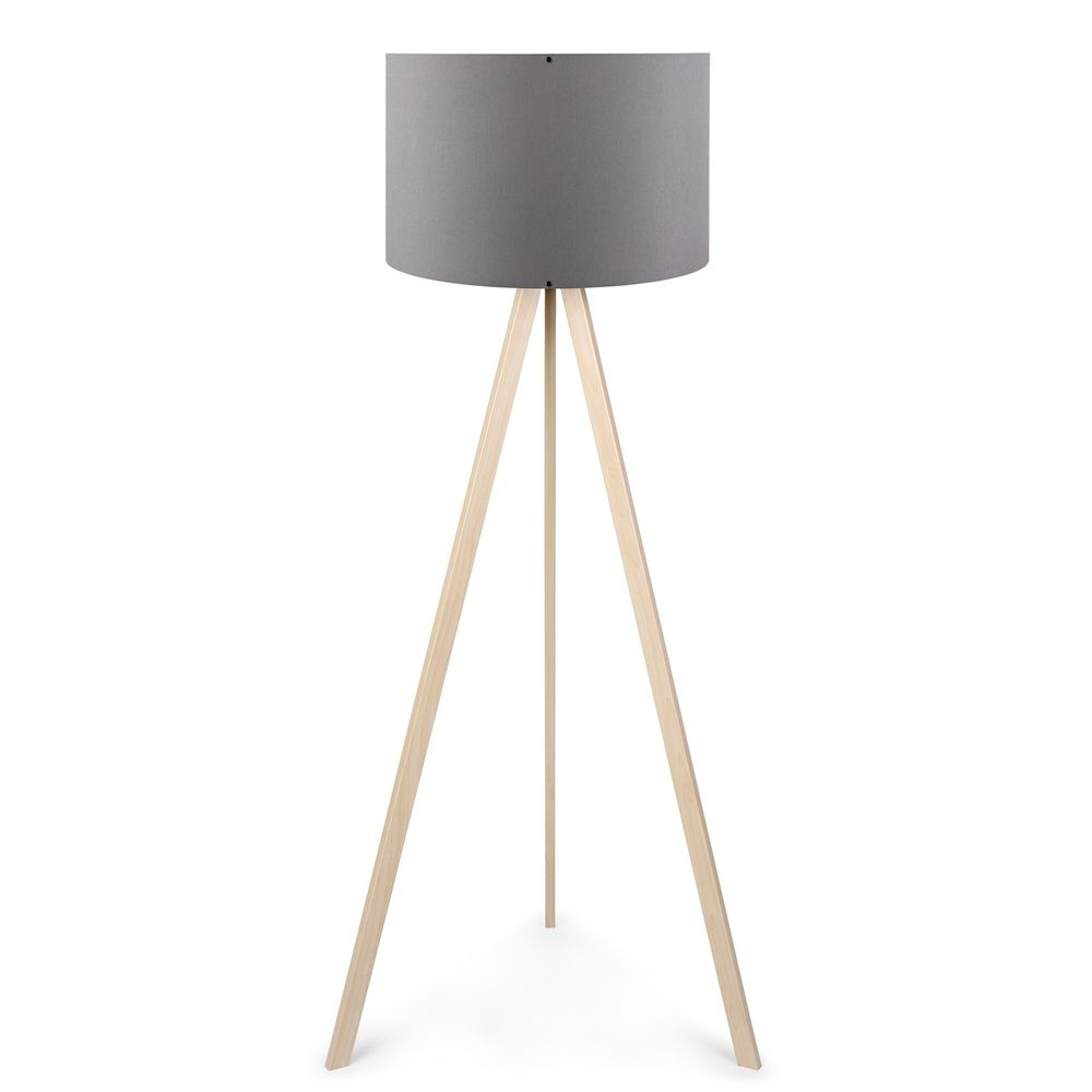 Floor Lamp AYD-1522 colour: Grey and Oak slika 2