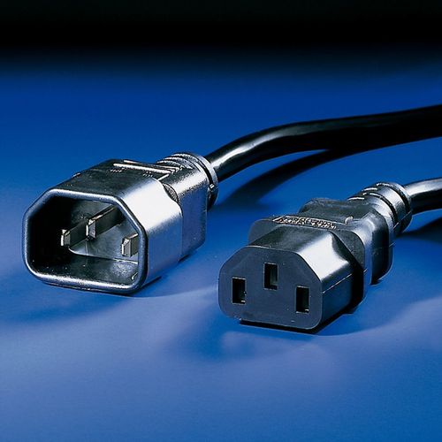 Secomp Value Monitor/UPS Power Kabl, IEC 320 C14 - C13, black, 0.5m slika 1