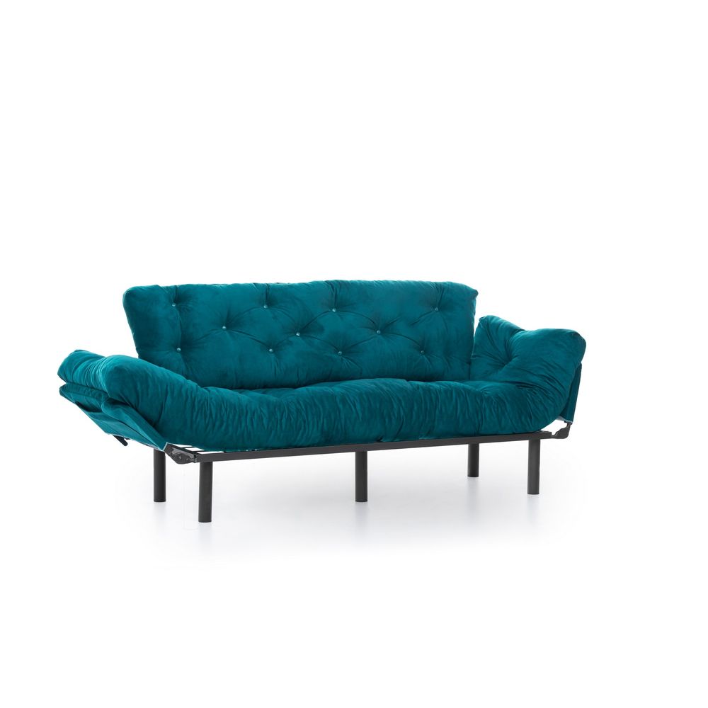 Nitta Triple - Petrol Zeleni Sofa na Razvlačenje za 3 Osobe slika 9