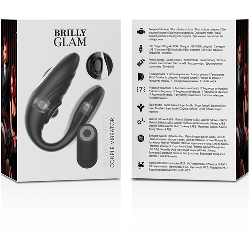 BRILLY GLAM vibrator za parove s funkcijom pulsiranja slika 15