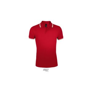 PASADENA MEN muška polo majica sa kratkim rukavima - Crvena, XL 