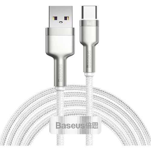 USB kabel za USB-C Baseus Cafule 66W 2m (bijeli) slika 1