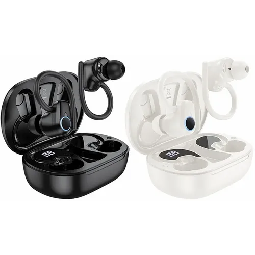 HOCO bežične/bluetooth stereo slušalice TWS Pure joy in-ear EQ8 bijele slika 4