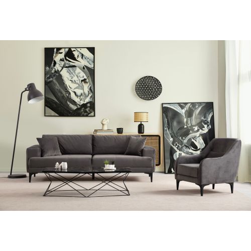 Woody Fashion Trosjed Astana 3 Seater - Anthracite slika 2