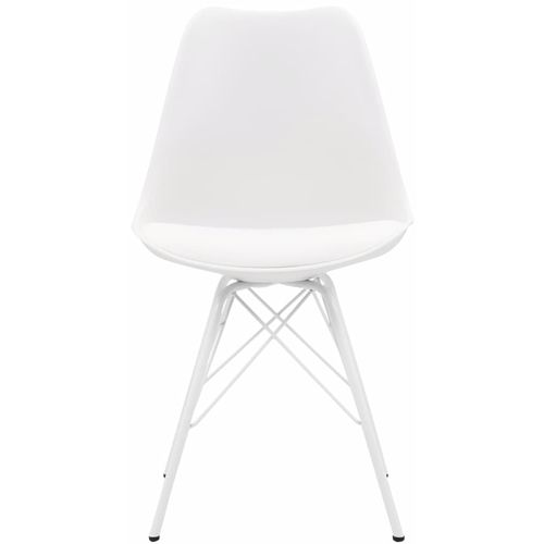 Blagovaonske stolice od umjetne kože 6 kom bijele slika 35