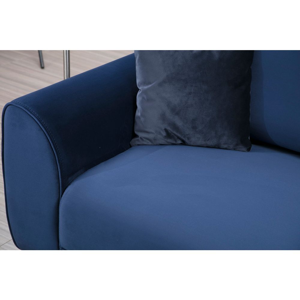 Navy Plavi Ugaoni Sofa-Krevet (L3-Chl) slika 6