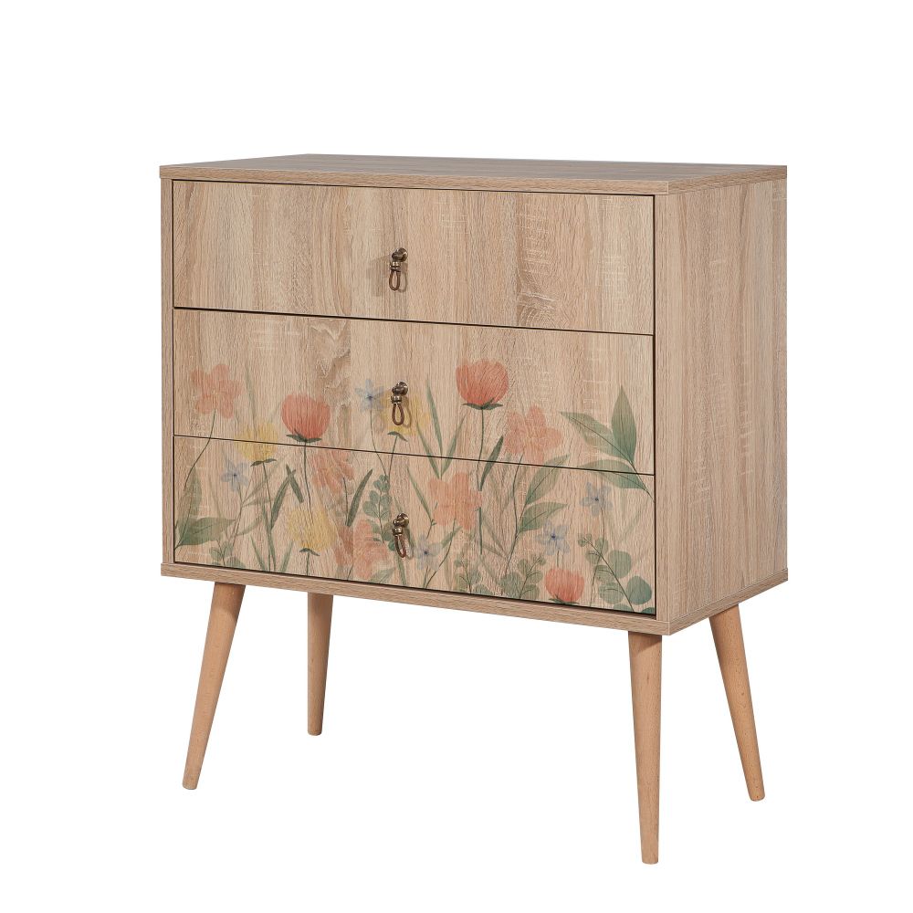 Noćni ormarić City Trio Tulip Sonoma Oak slika 2