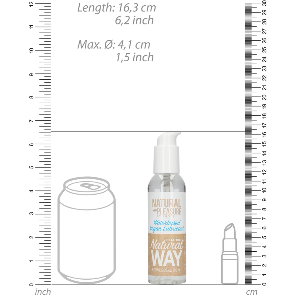 Natural Pleasure by Shots Veganski lubrikant na bazi vode - 5 oz / 150 ml slika 4