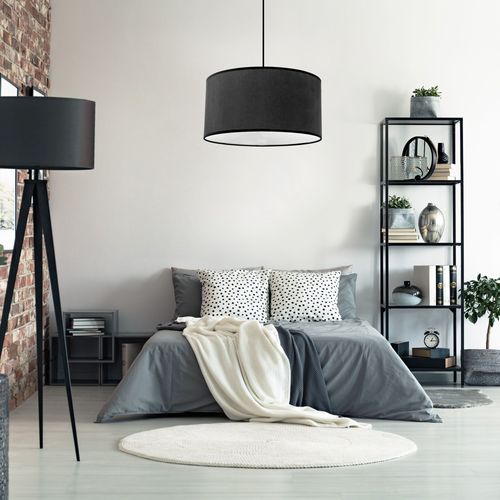 TOOLIGHT Viseća svjetiljka Crno bijela 40cm APP623-1CP slika 9