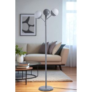 Opviq Podna lampa 333, bijela, siva