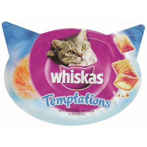 WHISKAS Poslastica za mačke Temptations Losos, 60 g slika 1
