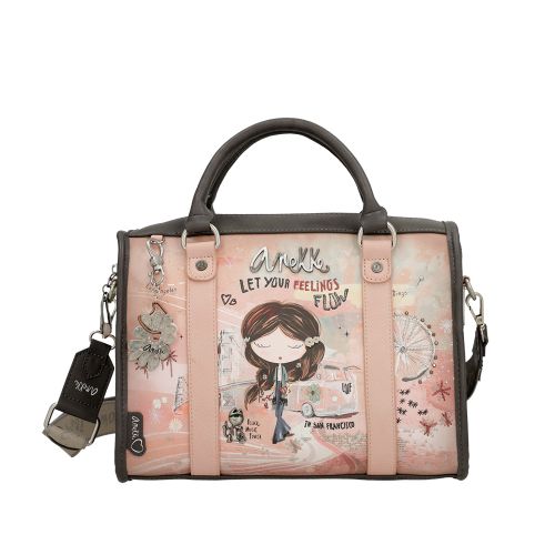 Torba fashion Anekke SS24 Peace&Love pink L-30x21x15cm 38821-189 P8 slika 1