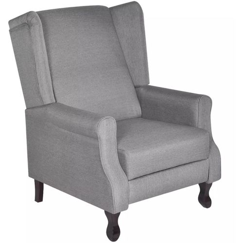 Fotelja od tkanine siva slika 17
