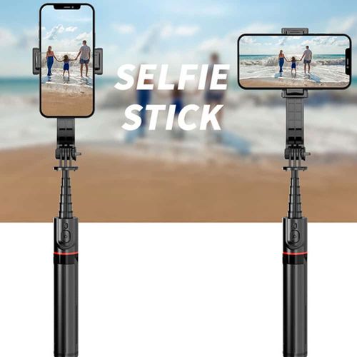 Techsuit - Selfie Stick - Stabilni aluminijski tronožac-106 cm - crni slika 4