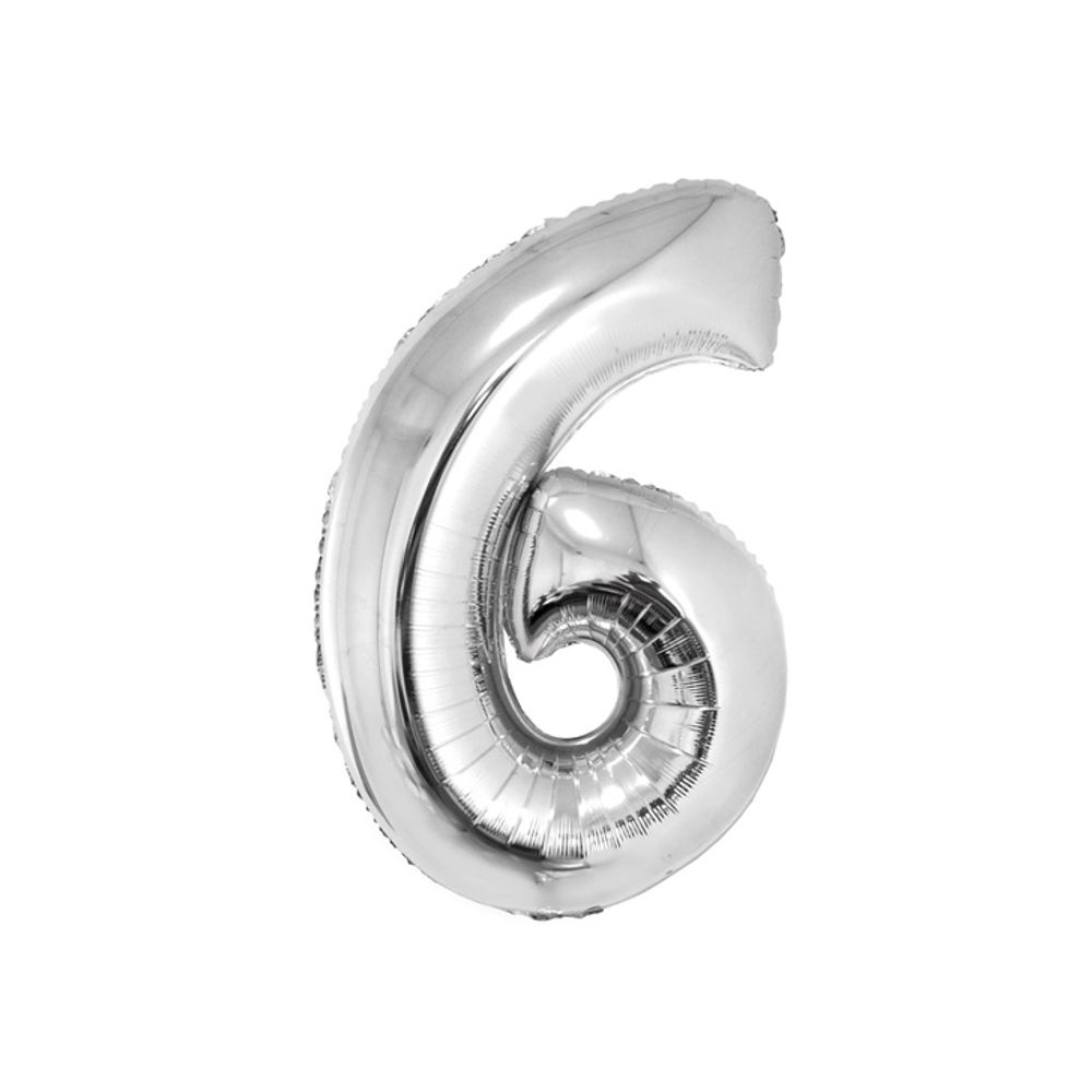 FG-C85S6 Folijski balon 6 Silver 92cm slika 1